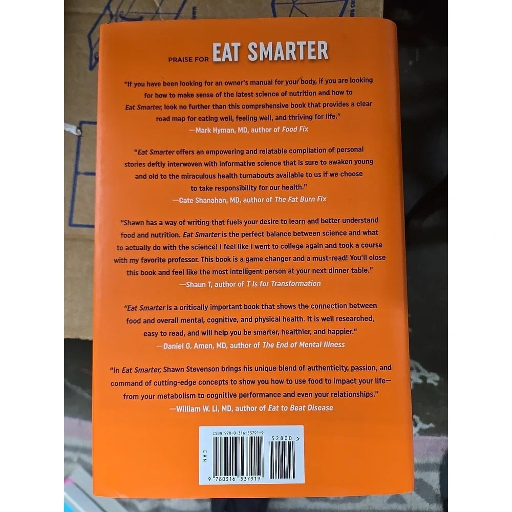 Eat‎ Smarter, by Shawn Stevenson - Hardcover (11A)
